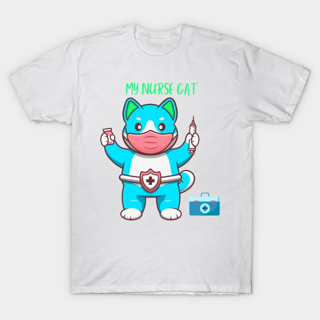 MY NURSE CAT T-Shirt by Rightshirt